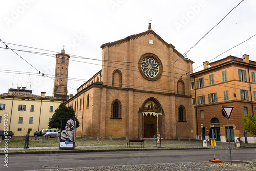 The Chiesa di San Francesco, a roman catholic church in the city of Modena, Italy