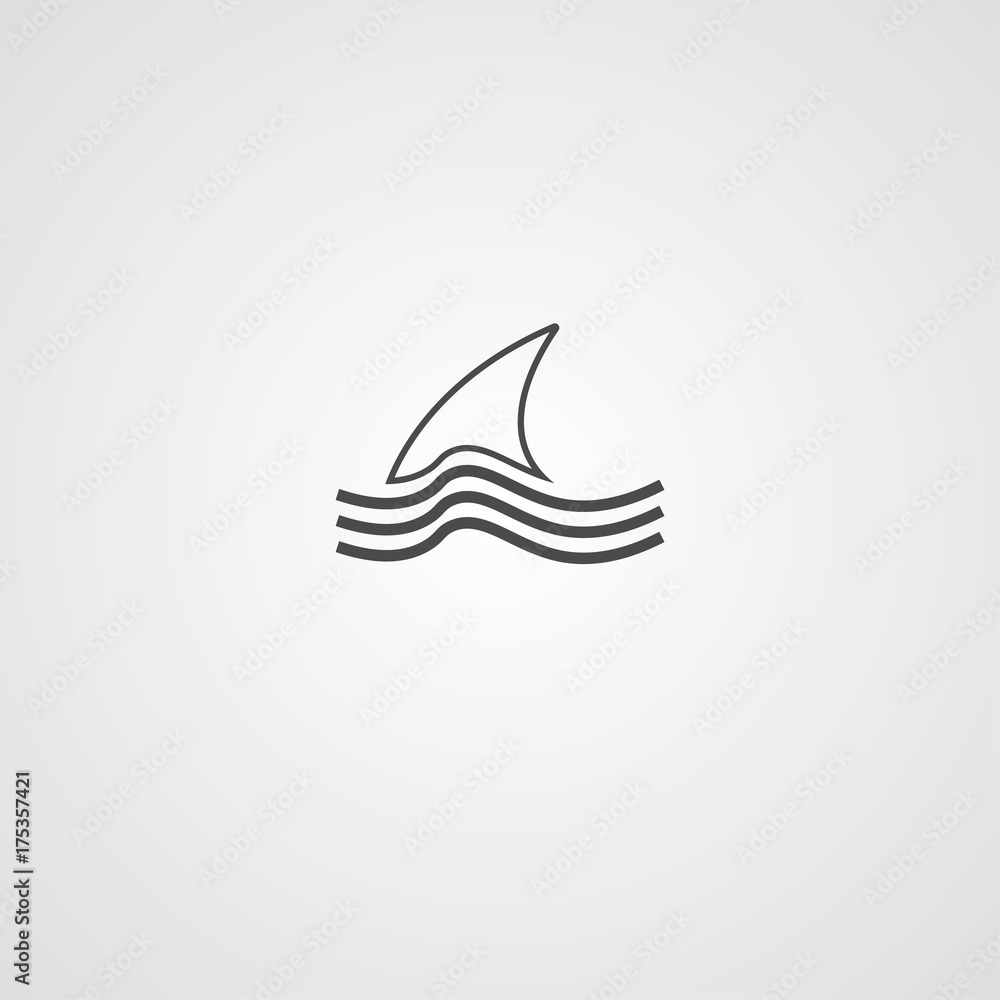 Fototapeta premium Shark icon
