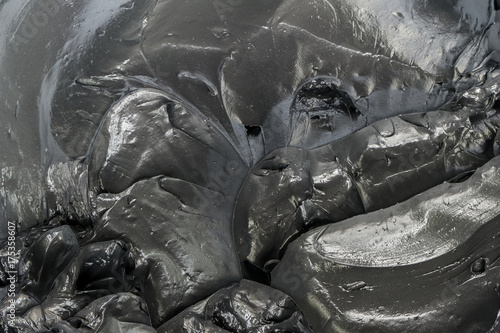 Принти на полотні texture of black grease for mechinery lubrication