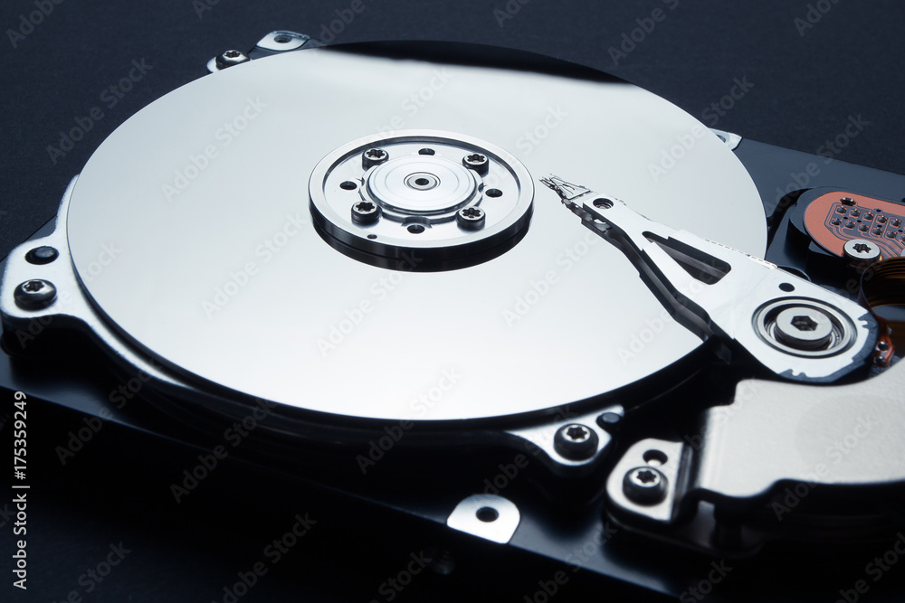 Hard disk internal mechanism hardware. Security, protection and backup of data. Hard disk internal mechanism hardware. Security, protection and backup of data.