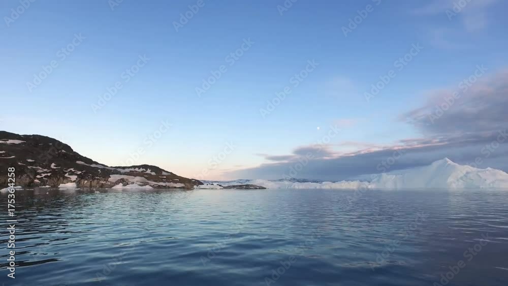 Arctic Iceberg on Arctic Sea in Greenland Arctic Iceberg on Arctic Sea in Greenland