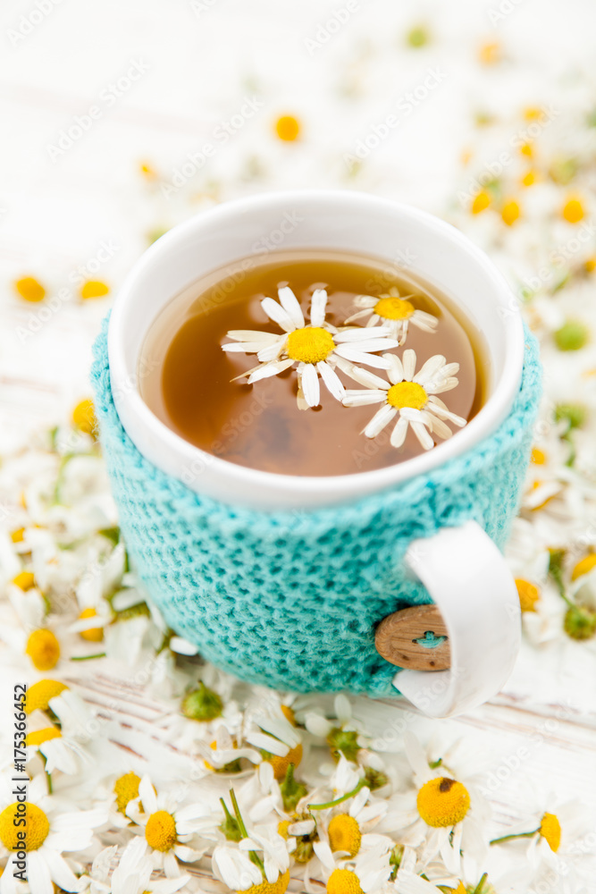 Cup of chamomile tea Cup of chamomile tea