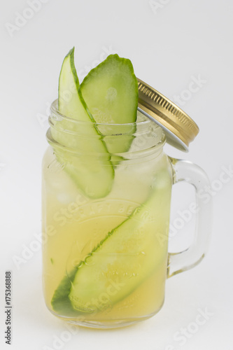 Canvas Print Cocktail Moscow mule in a beautiful bottle