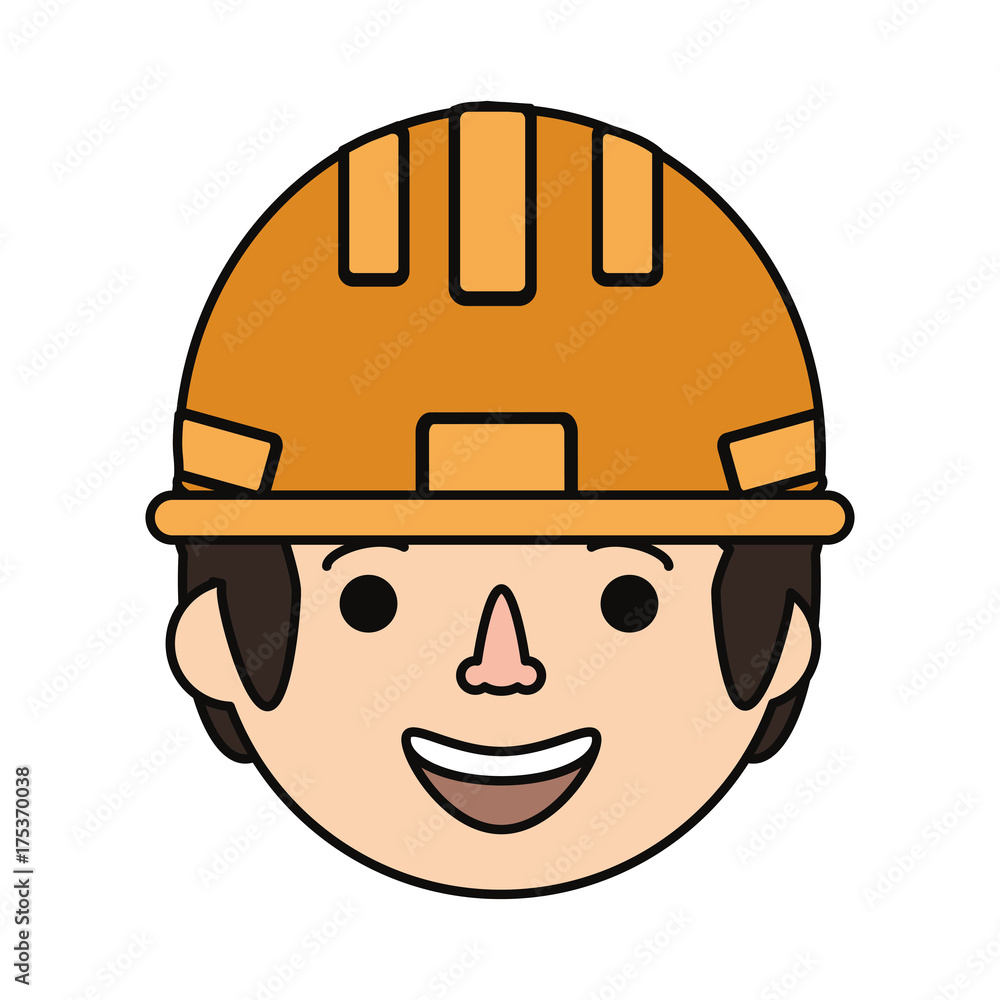 cartoon builder man icon cartoon builder man icon