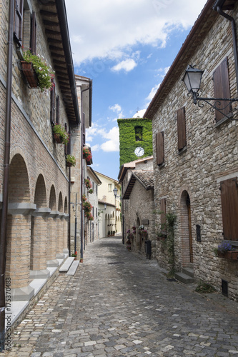 Frontino  old village in Montefeltro  Marches  Italy 