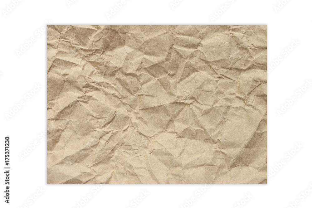 Brown creased paper texture