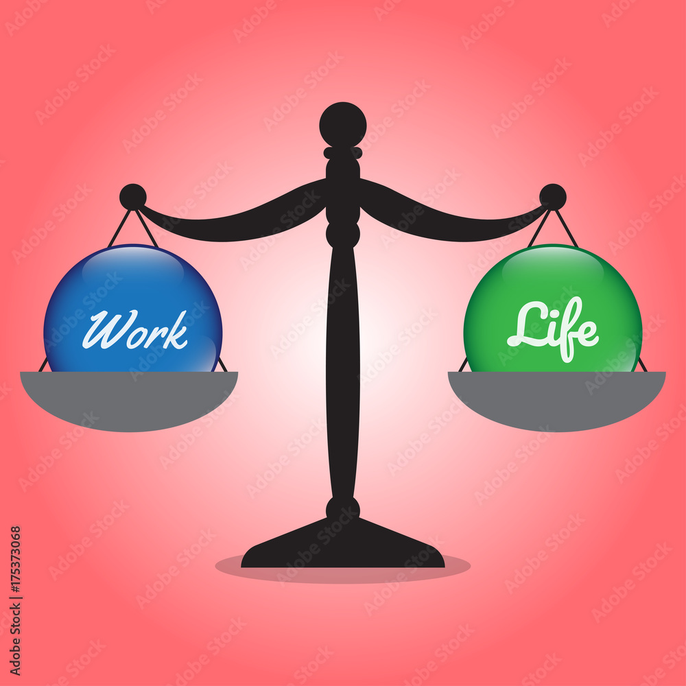 Scale Of Work Life Balance (Work And Life Crystal Balls) Scale Of Work Life Balance (Work And Life Crystal Balls)