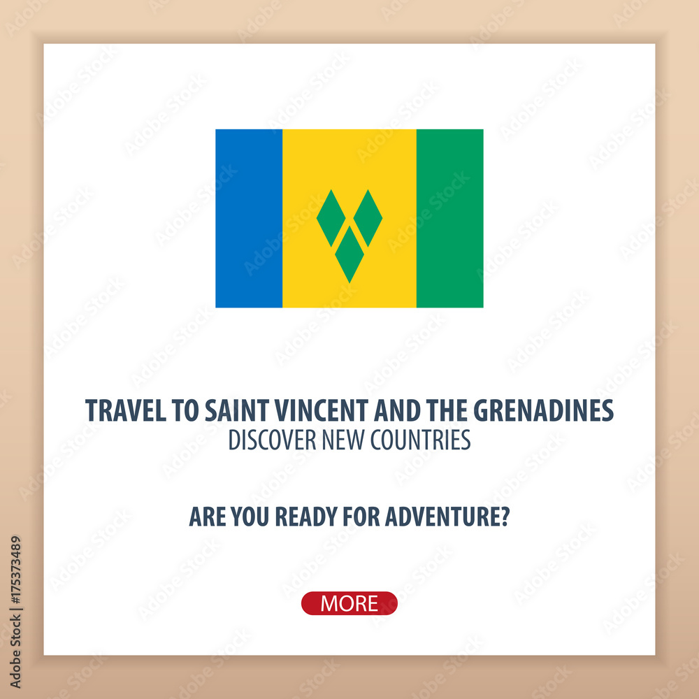 Travel to Saint Vincent and the Grenadinnes. Discover and explore new countries. Adventure trip. Travel to Saint Vincent and the Grenadinnes. Discover and explore new countries. Adventure trip.