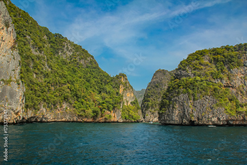 Maya Bay at Phi Phi archipelago in Thailand