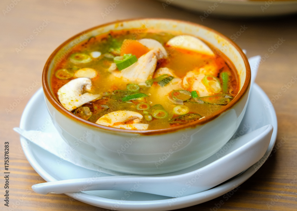 Mushroom soup with thai style Mushroom soup with thai style