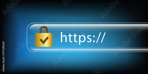sichere website https mit schloss