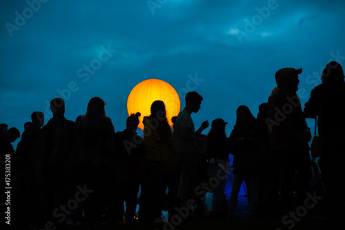 Music Festival at Night