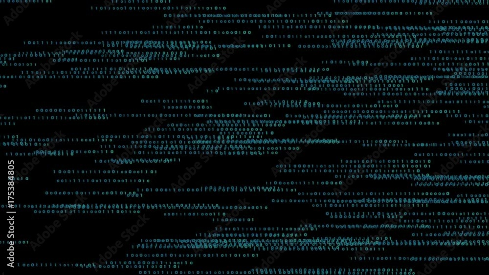 long strings of binary code slowly creep across the screen. The cinematic background. long strings of binary code slowly creep across the screen. The cinematic background.