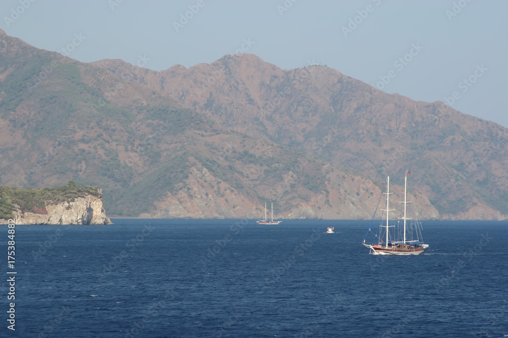 Gulf in the Mediterranean Sea off the coast of Turkey
Gulf in the Mediterranean Sea off the coast of Turkey