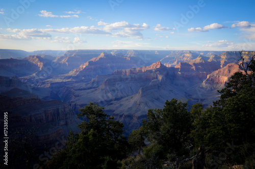 Blue Sunset on Grand Canyon