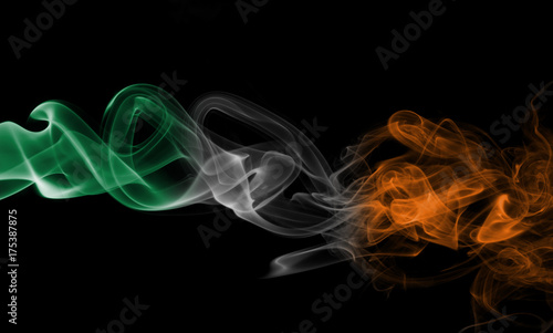 Ireland national smoke flag