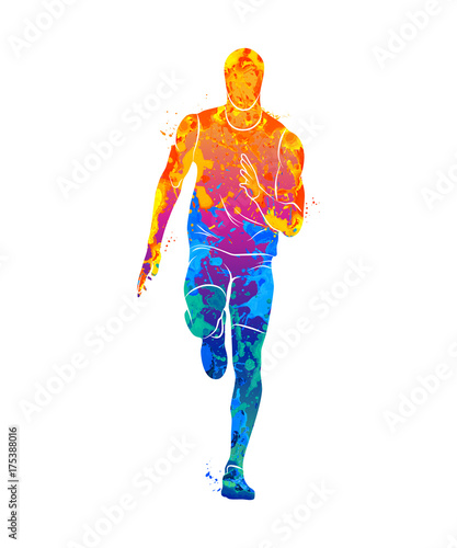 Running, sprinter, athlete