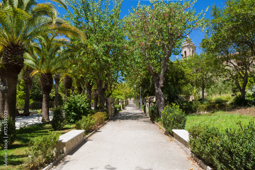 Ragusa (Sicily, Italy) - Giardini Iblei, in the ancient centre of Ibla Ragusa (Sicily, Italy) - Giardini Iblei, in the ancient centre of Ibla