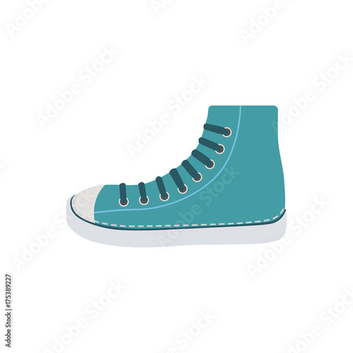 mens shoe vector illustration in cartoon style