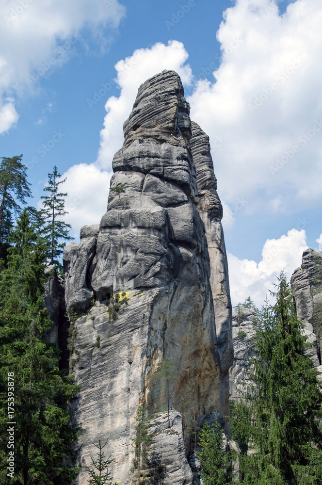 Adrspach - Rock City - massif in the Central Sudetes, Czech Republic