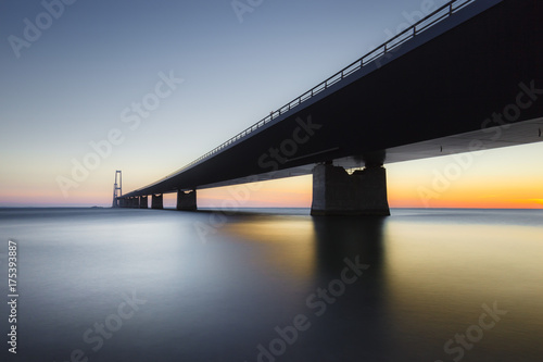 The Great Belt Bridge, Denmark 