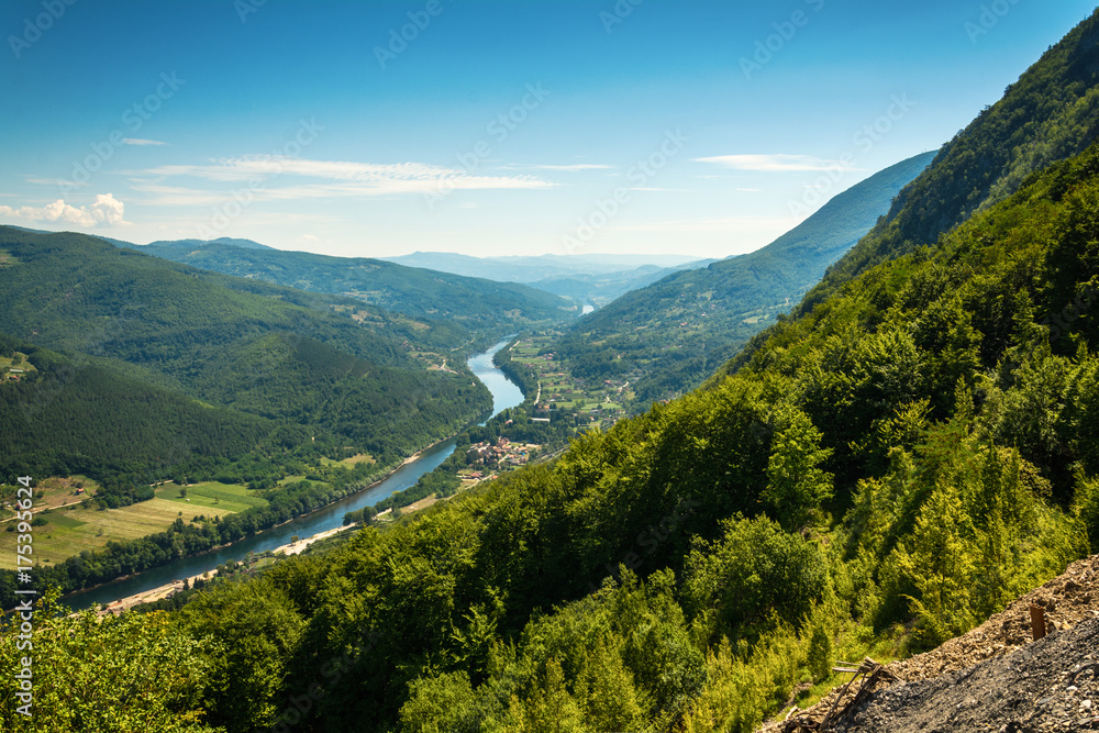 Fototapeta premium look at the beautiful mountain Tara
