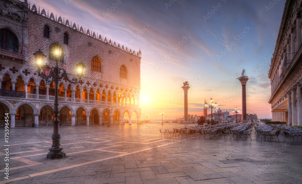 Famous st.Marco square in Venice, Italy