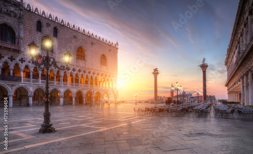 Famous st.Marco square in Venice, Italy