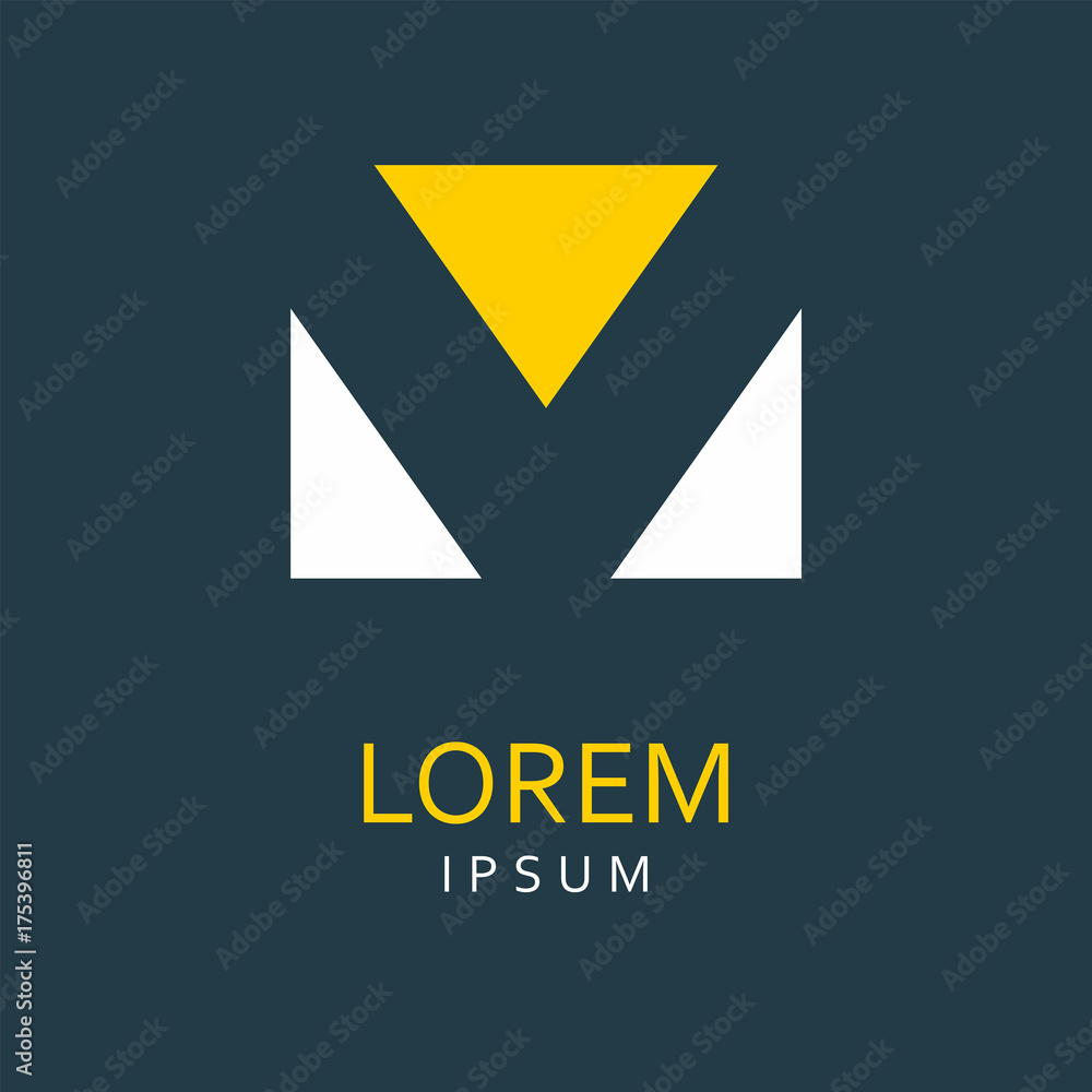 Obraz premium V Letter Logo. Vector Icon