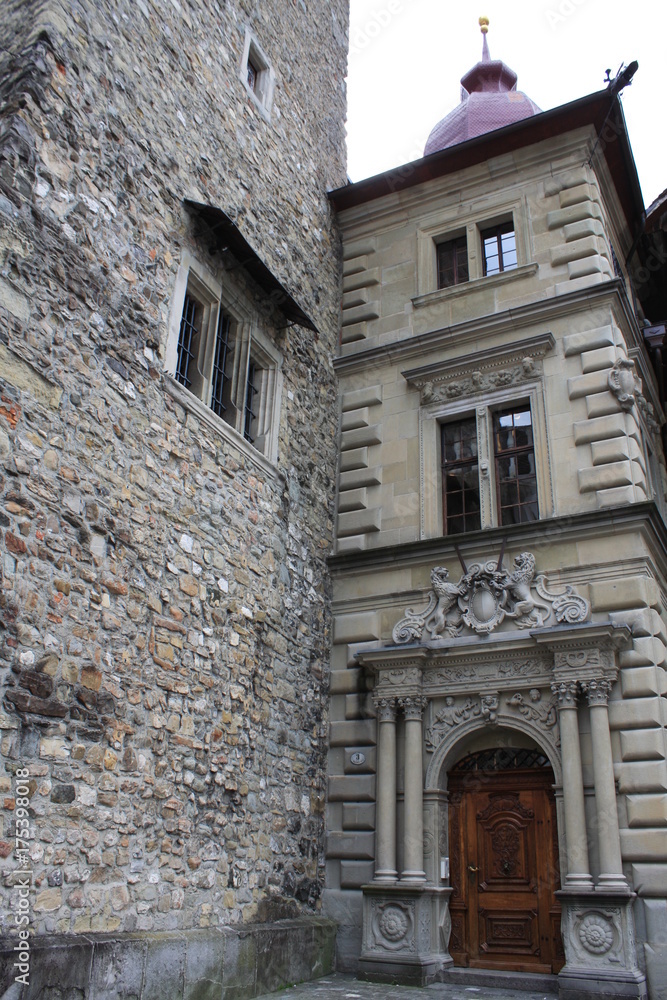Rathaus or city hall in Lucerne, Switzerland.