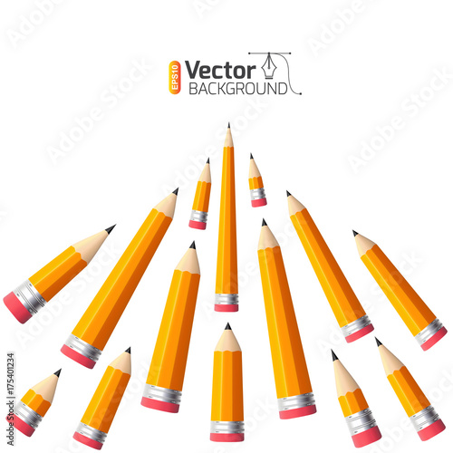 Create a drawing using pencils, the embodiment of ideas