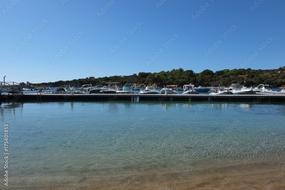 Boats in Tizzano in Corsica Boats in Tizzano in Corsica