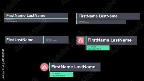 Lower Thirds Pack 01