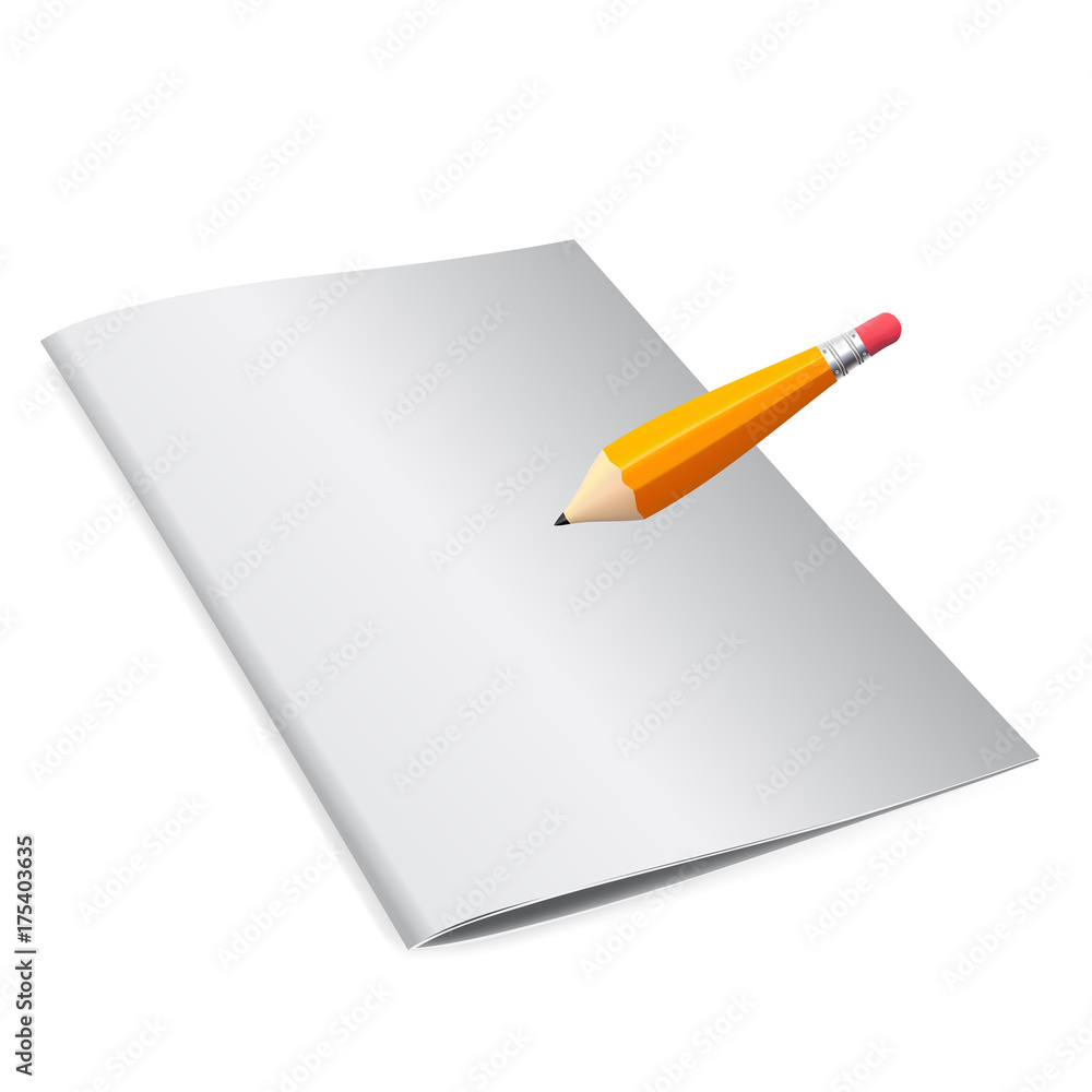 Booklet for notes with a pencil Booklet for notes with a pencil