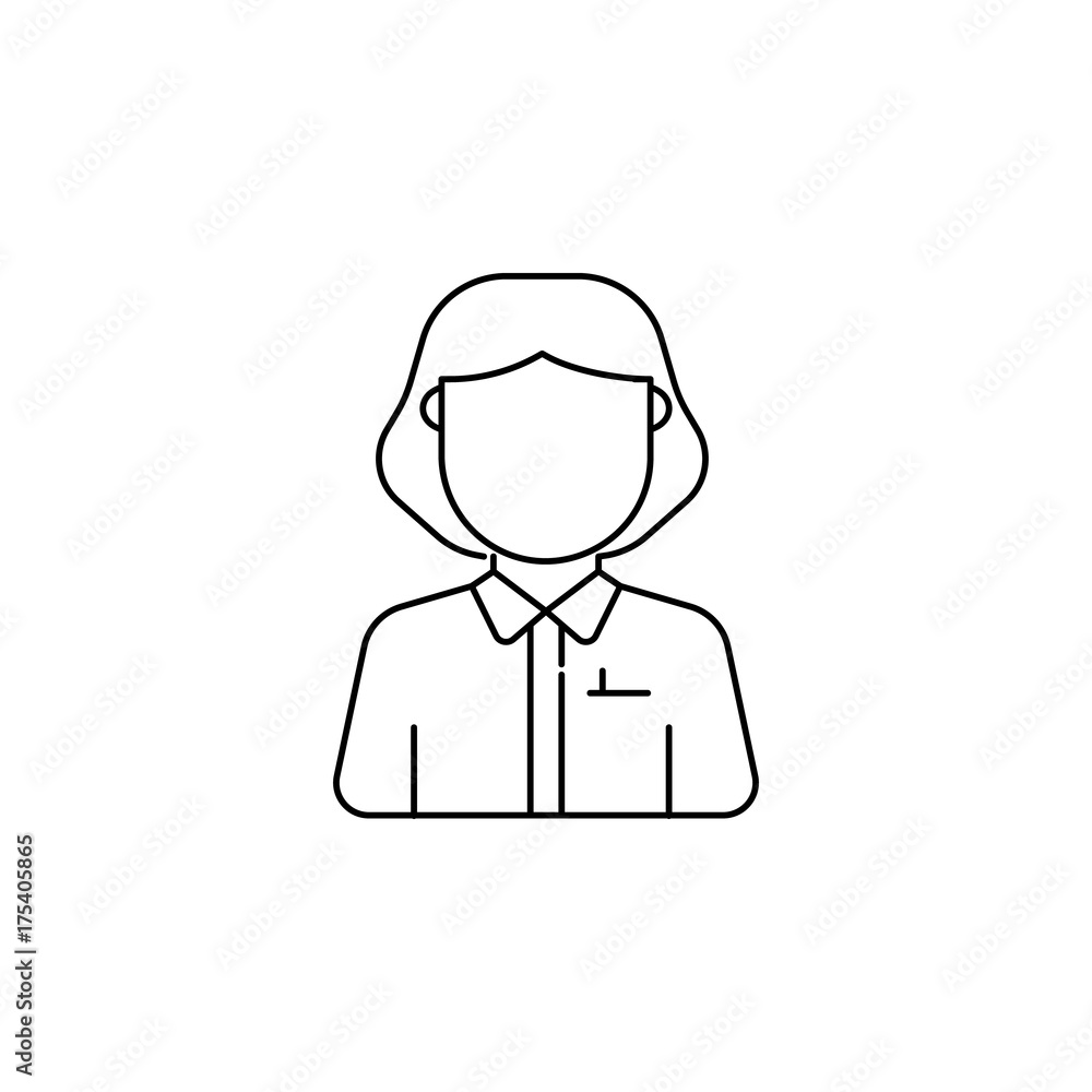 surgeon woman avatar icon