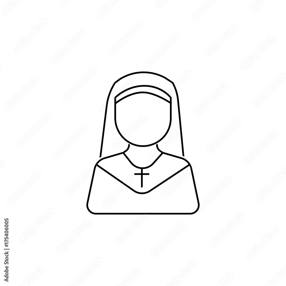 nun woman avatar icon nun woman avatar icon