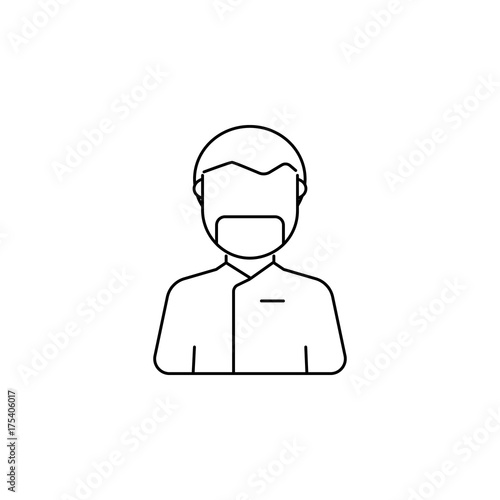Medical surgery doctor avatar icon