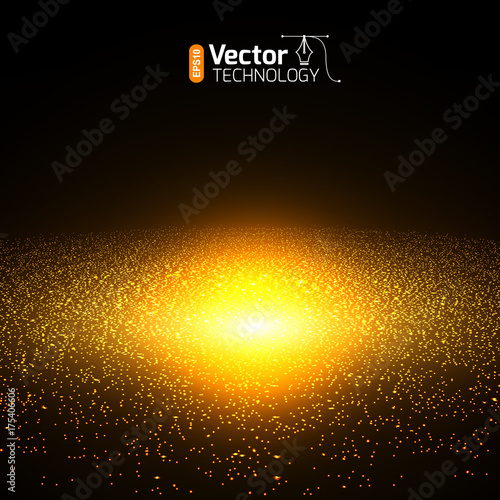 Sunny giant galaxy, space object