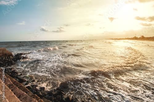 Beautiful Beach and Sunset  photo