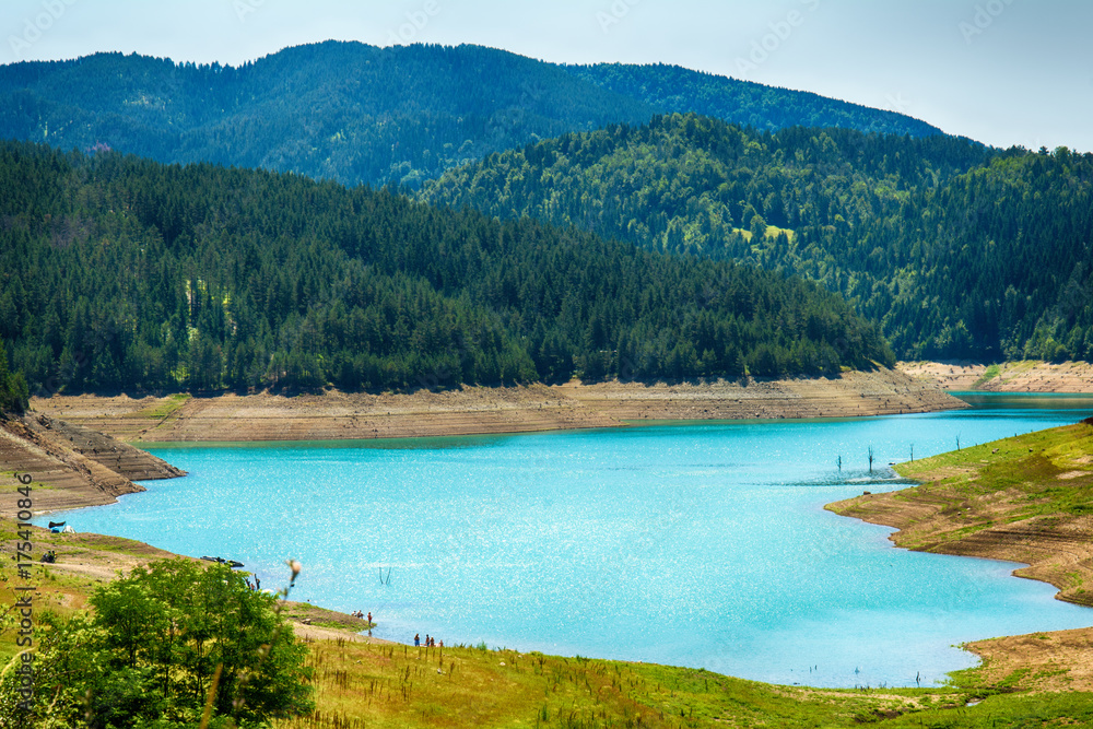 Fototapeta premium Lake Zaovine in Serbia