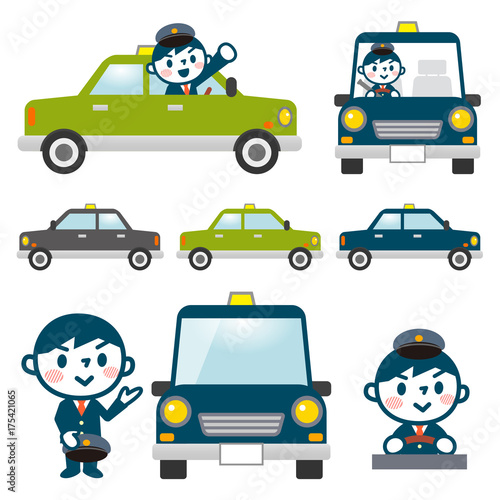 タクシー運転手のセット