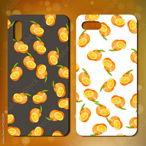 Original fruit pattern on phone cover photo