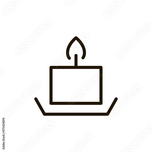 Spa circle flat icon