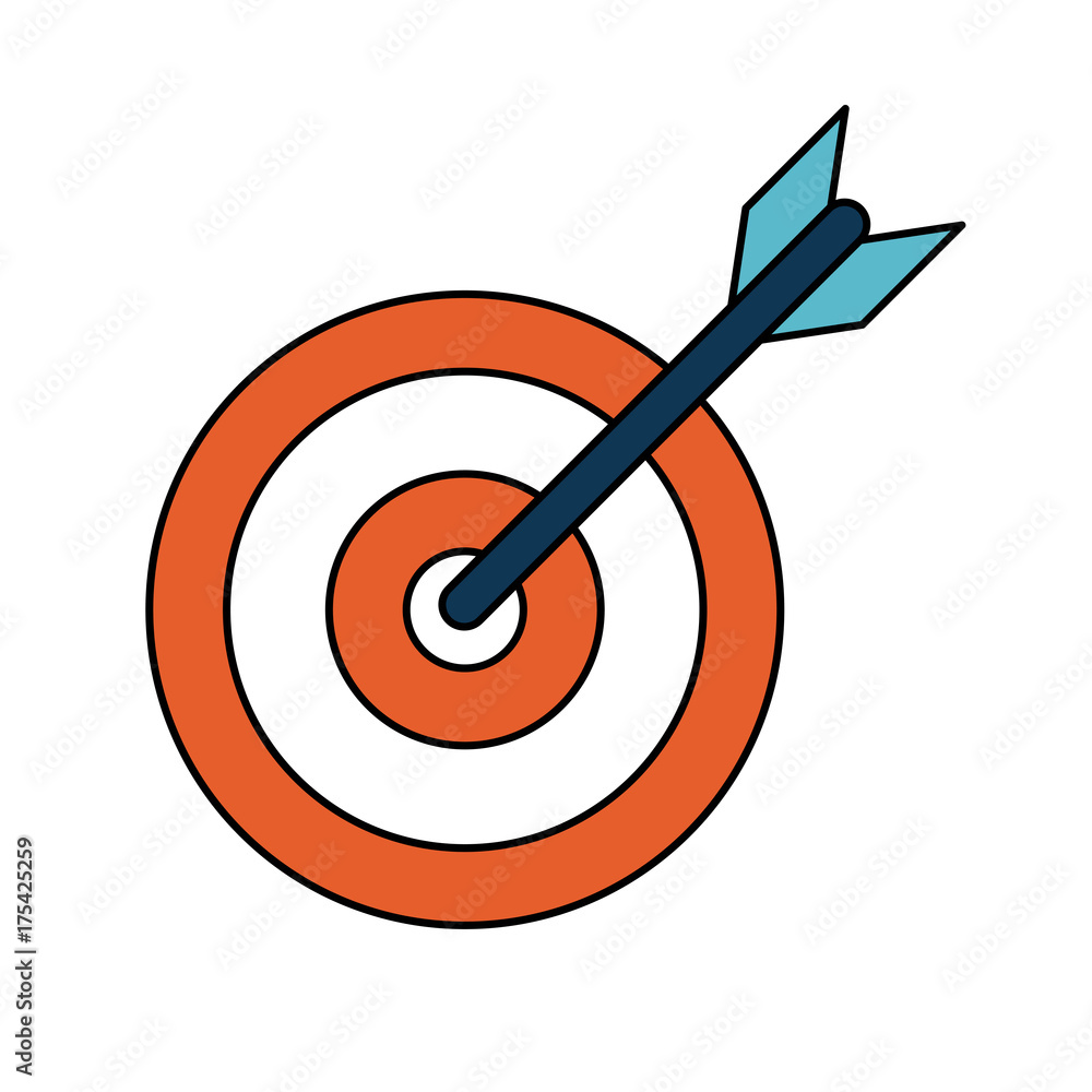 bullseye with dart icon image vector illustration design bullseye with dart icon image vector illustration design