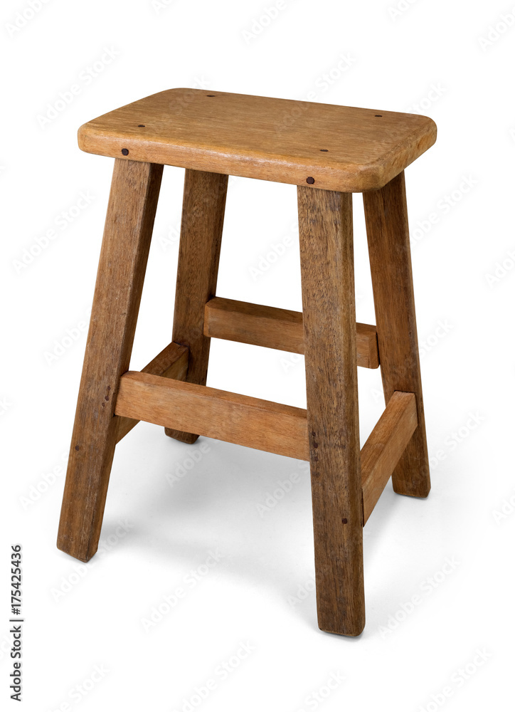 Old wooden chair isolated on white background with clipping path. Old wooden chair isolated on white background with clipping path.