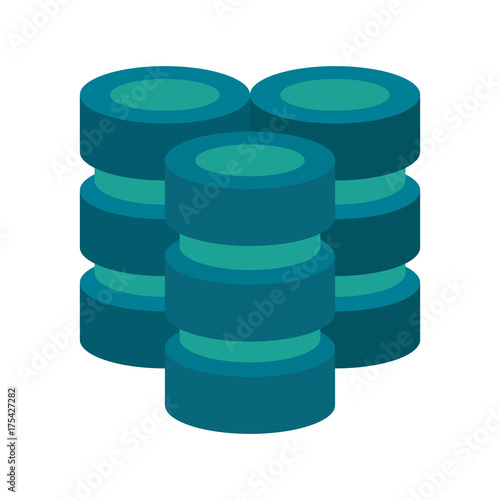 databases data center icon image vector illustration design 