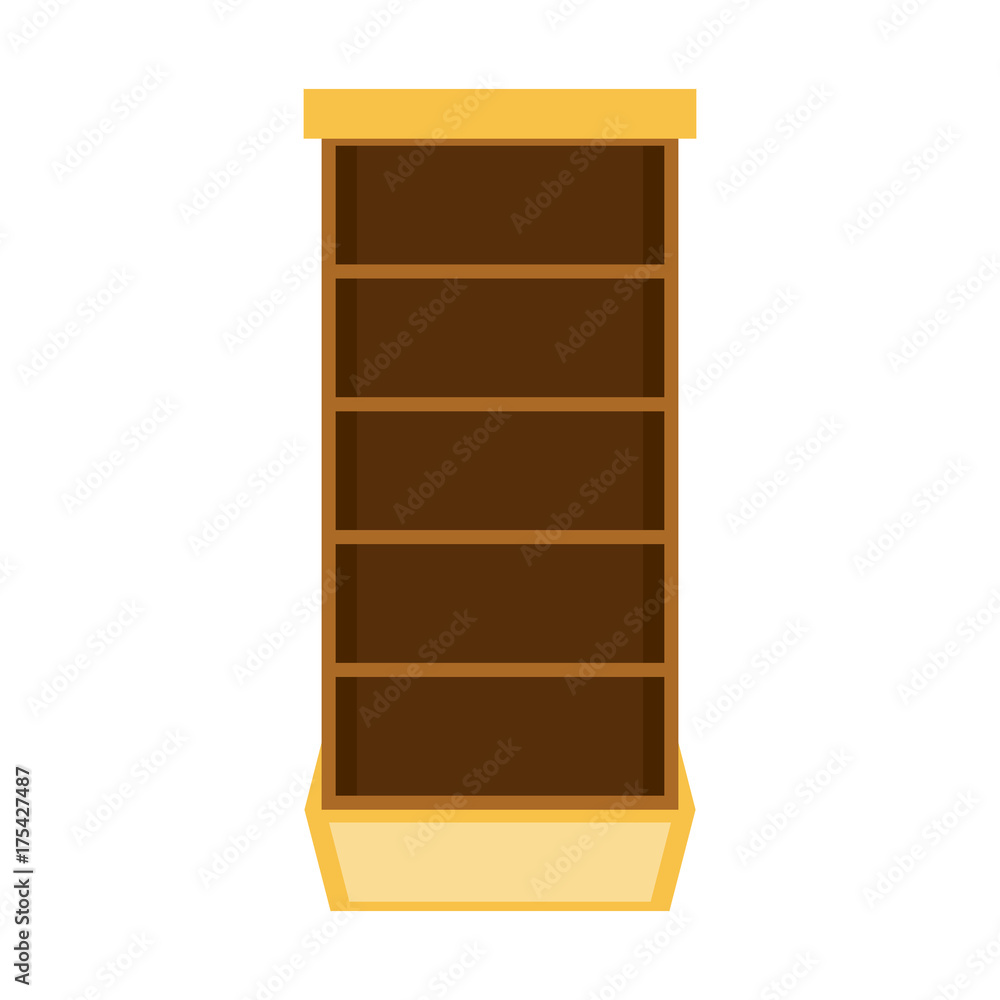 empty bookshelf icon image vector illustration design empty bookshelf icon image vector illustration design