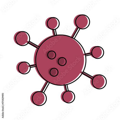 microorganism representation icon image vector illustration design