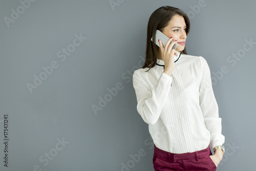 Elegant businesswoman with ...