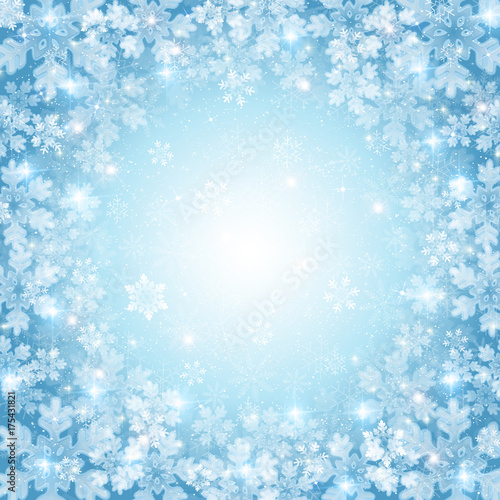 クリスマス　雪　冬　背景